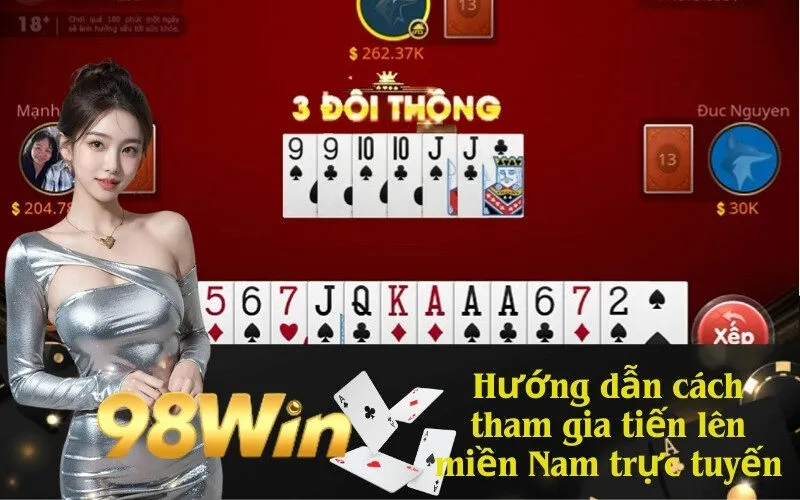 Hướng dẫn cách tham gia tiến lên miền Nam trực tuyến