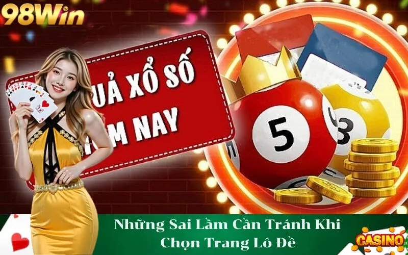 Những Sai Lầm Cần Tránh Khi Chọn Trang Lô Đề